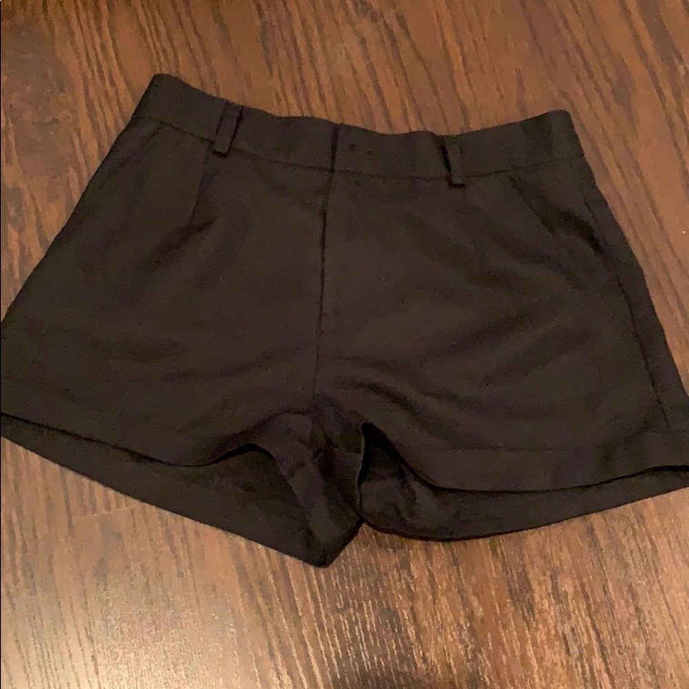 Black dress shorts